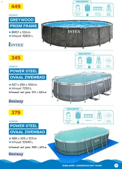 Euro Shop Zwembadfolder - Voorbeeld van een folder van Euro Shop, geldig van 21.05.2026 | Pagina: 17 | Producten: Stoel, Ladder