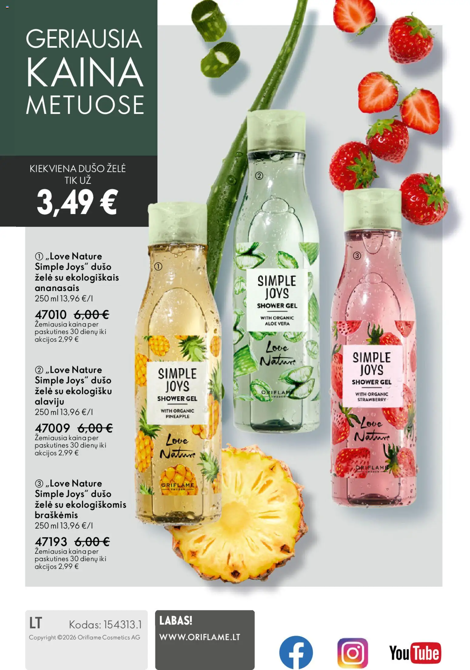 Oriflame akcijos nuo 22.04.2026 | Puslapis: 148