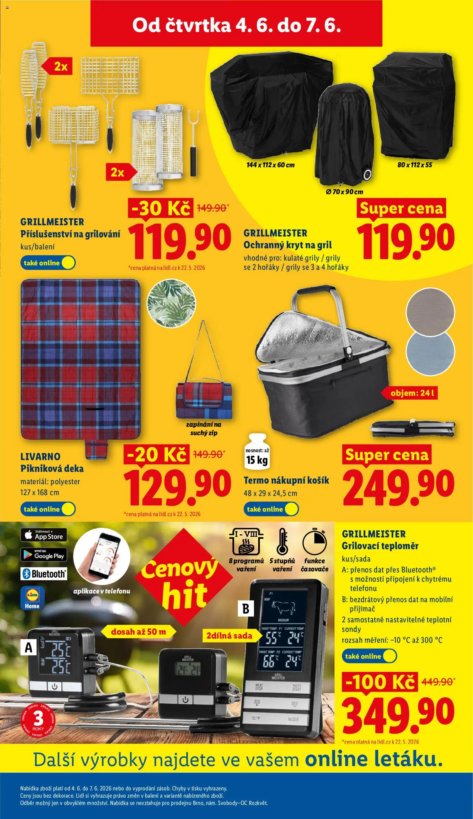 Lidl leták - Spotřební zboží od 01.06.2026 | Strana: 27 | Produkty: Košík, Deka, Gril, Pikniková deka