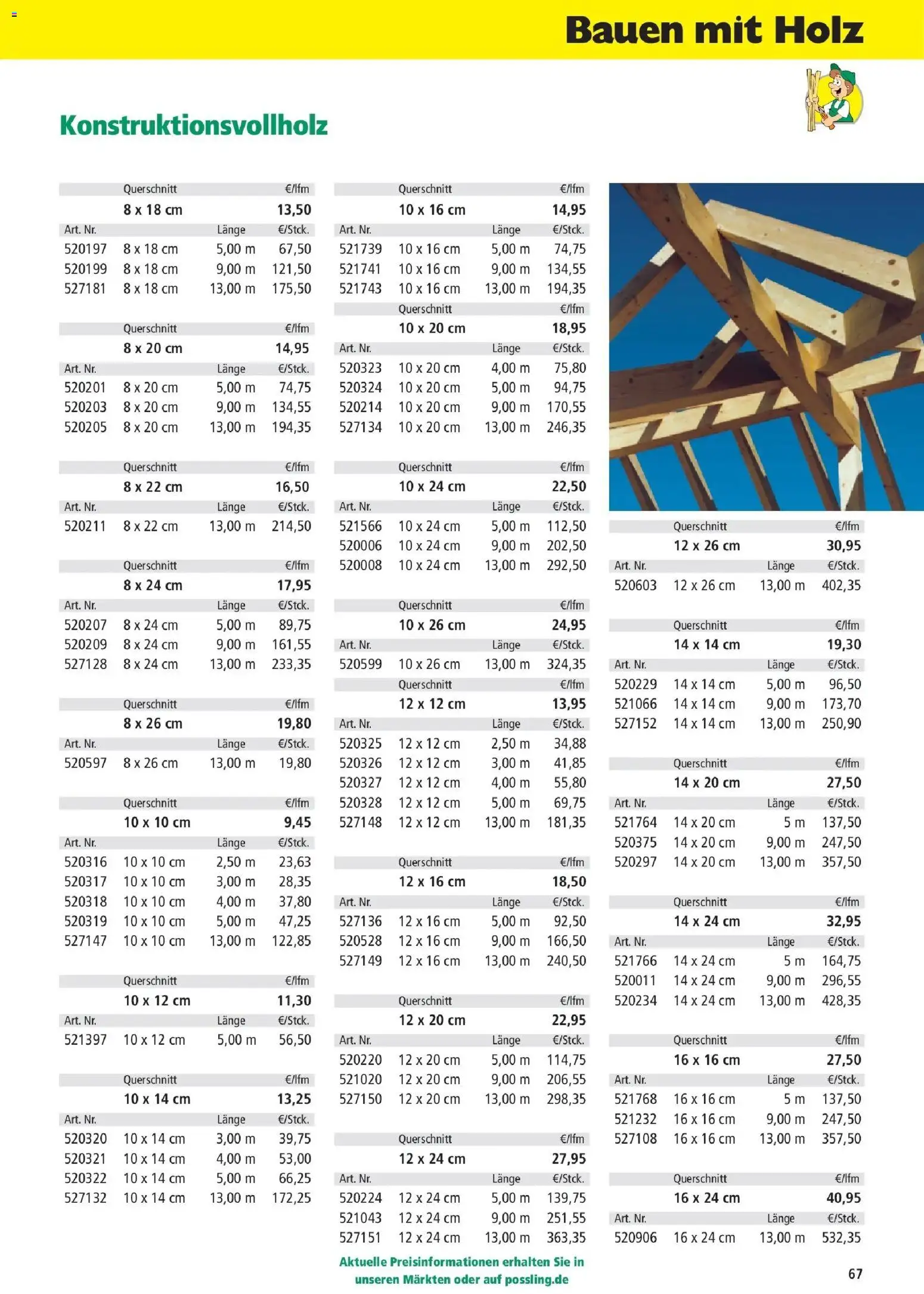 Angebote - Holz Possling: dig. Flyer | Holz-Bau-Katalog | Mai – gültig ab 03.05.2025 | Seite: 67