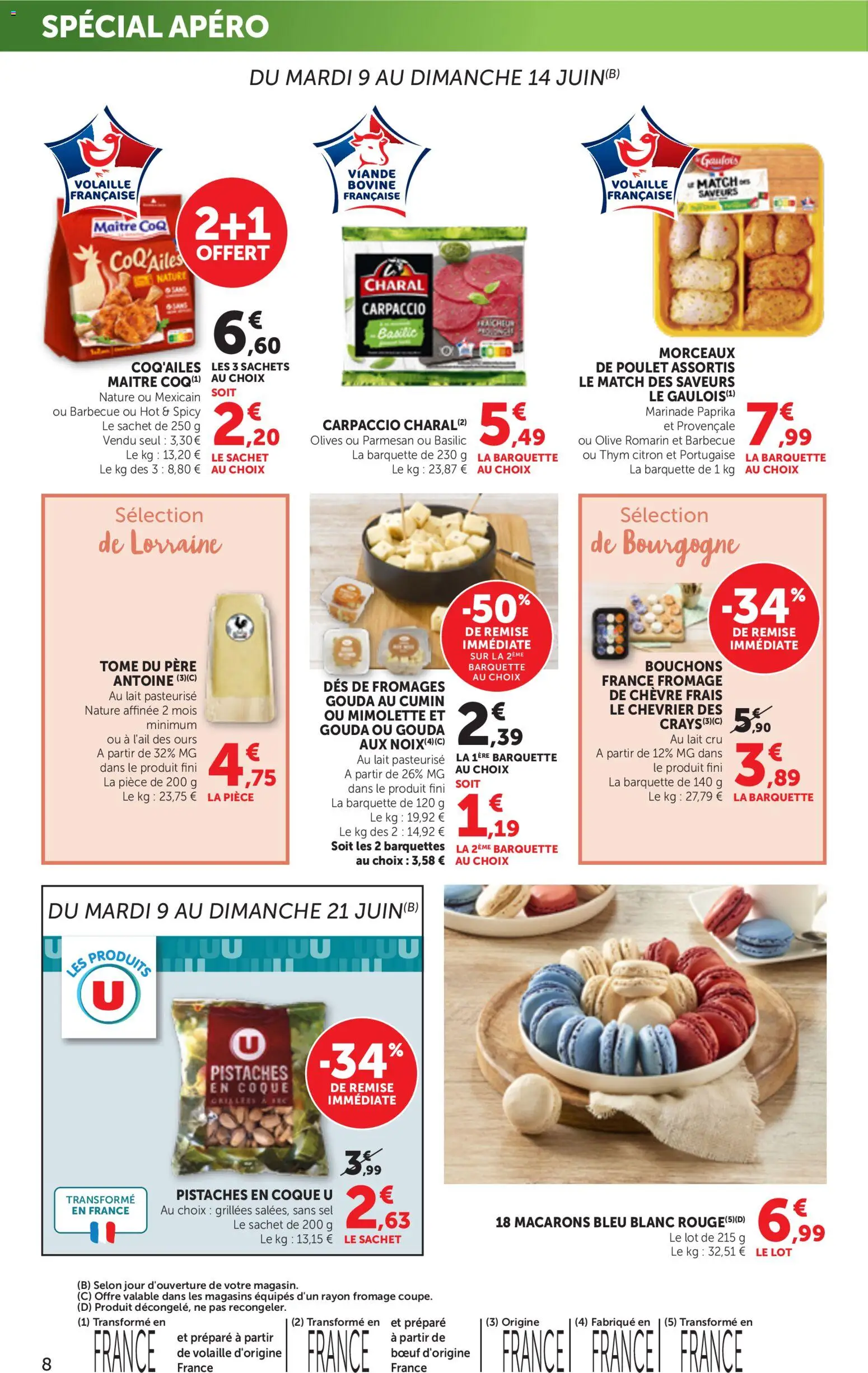 {H1} | Page: 8 | Produits: Citron, Olives, Barbecue, Parmesan