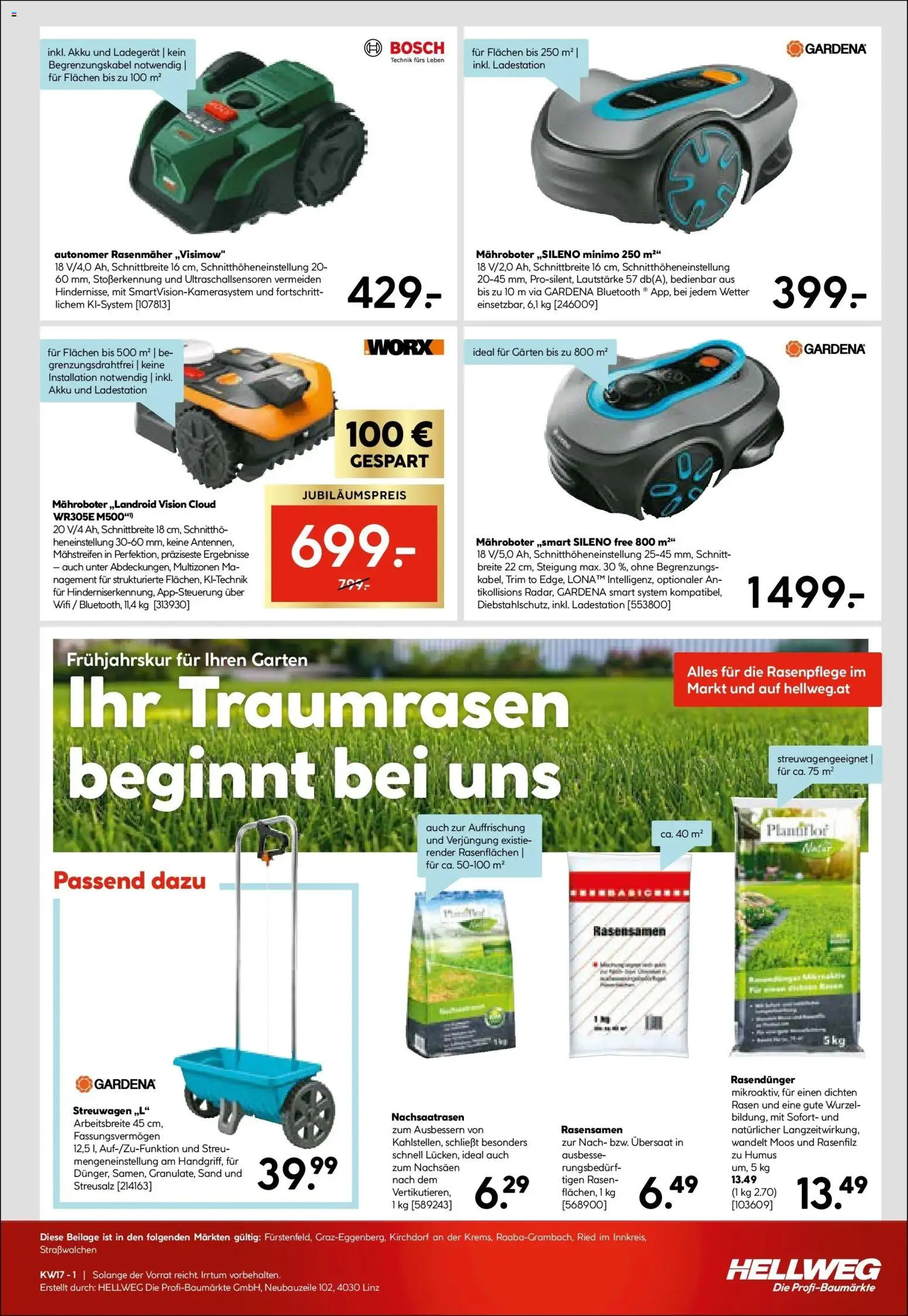 HELLWEG Fürstenfeld	 gültig ab 23.04.2026 | Seite: 11 | Produkte: Rasenmäher
