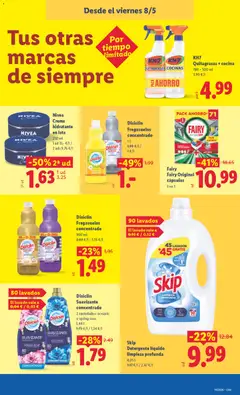 Vista previa Disiclin Suavizante concentrado, 2 variedades: oceanic o spring rose. 1,44 l válido desde el 04.05.2026 | Página: 47 | Productos: Crema, Crema hidratante, Suavizante, Cocina
