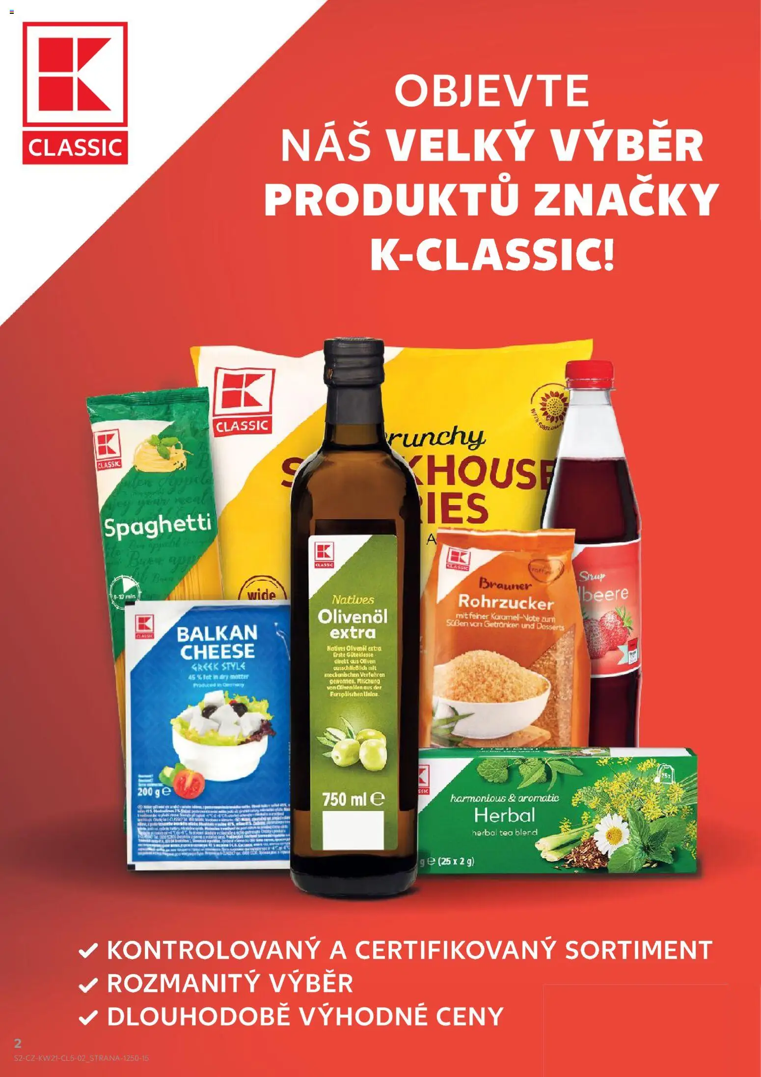 Kaufland leták - Chomutov od 19.05.2026 | Strana: 2 | Produkty: Sirup