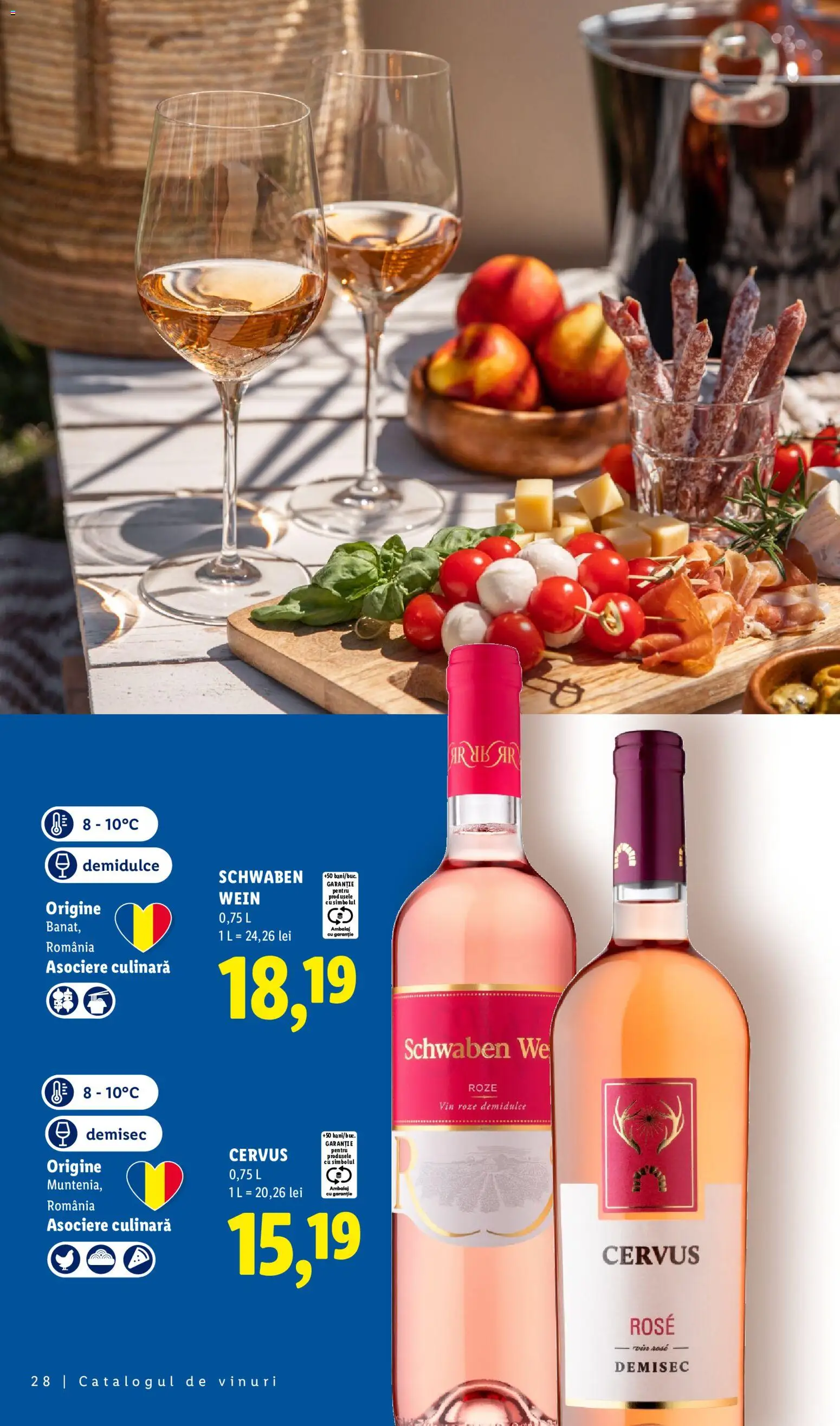 Noul catalog Lidl – valabil de la 28.09.2026 | Pagină: 28 | Produse: Vin rose, Vin