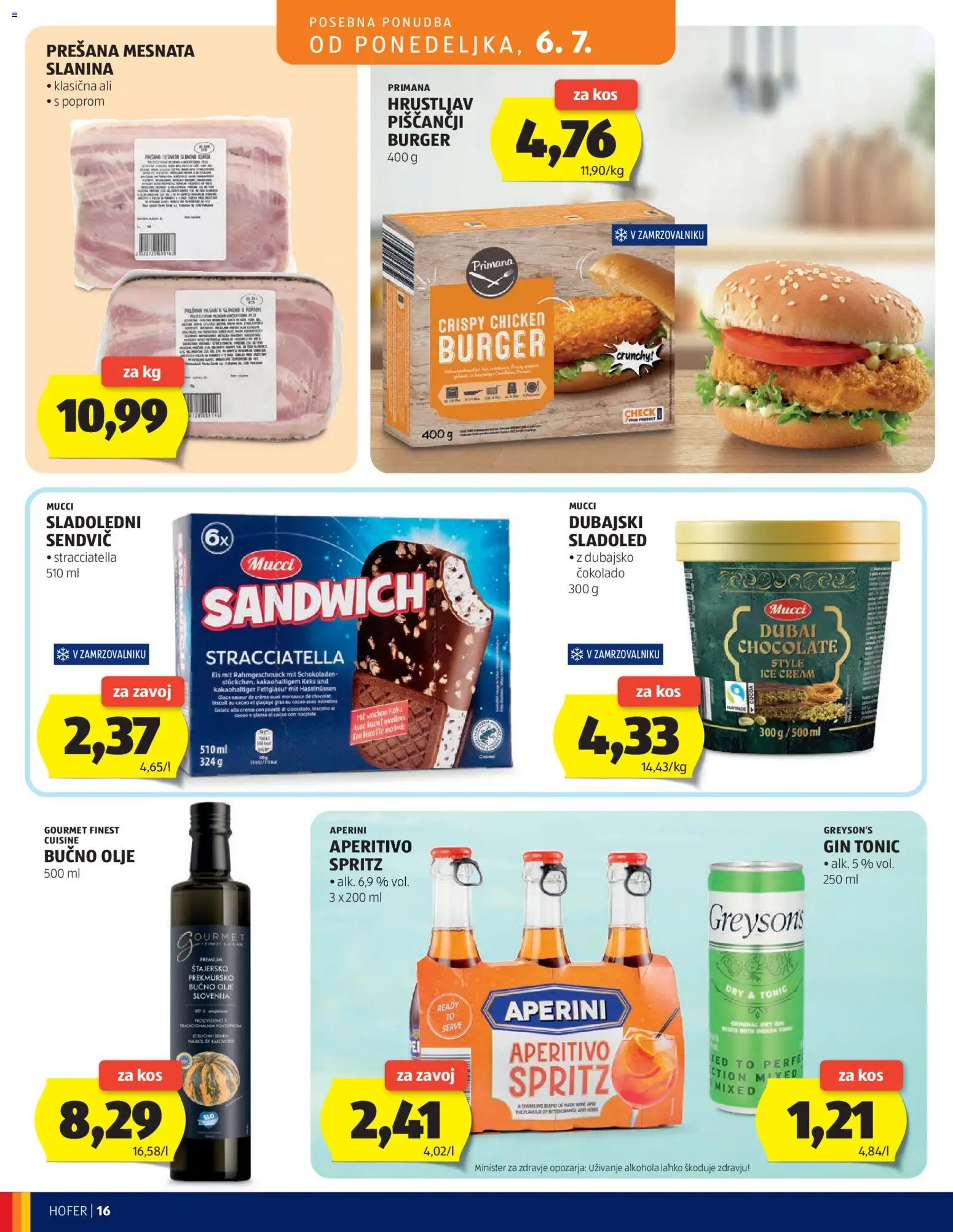 Hofer SI katalog | vrijedi od 01.07.2026 | Stranica: 16