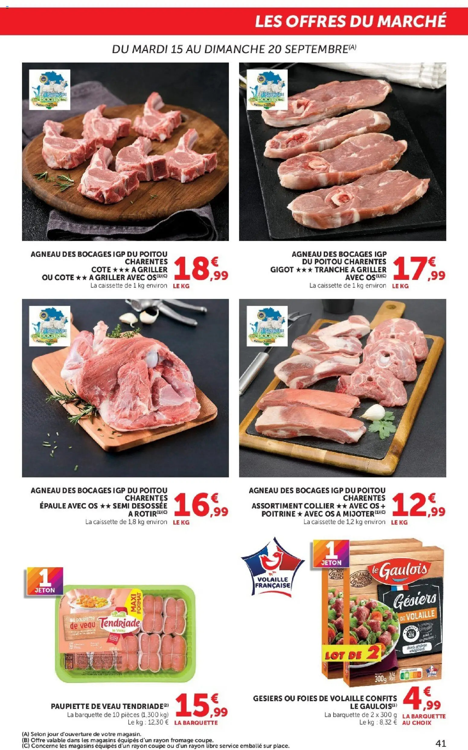 {H1} | Page: 41 | Produits: Agneau, Volaille, Collier, Fromage