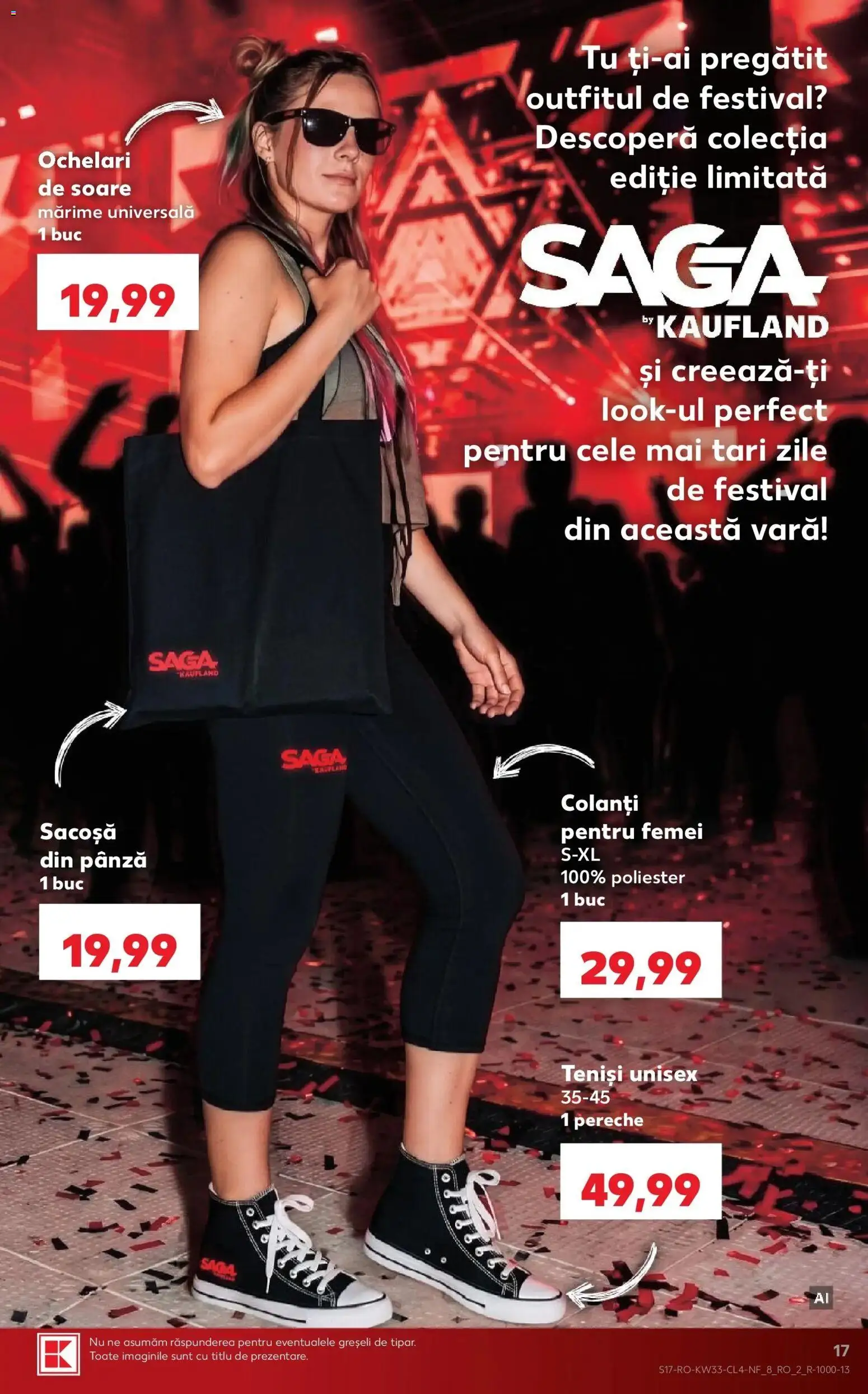Kaufland Viseu de Sus 12.08.2026 - Revista si Oferta | Pagină: 17 | Produse: Ochelari, Teniși, Ochelari de soare, Colanți