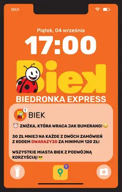 Pogląd oferty "Biedronka gazetka - Biek" - ważna od 04.09.2026