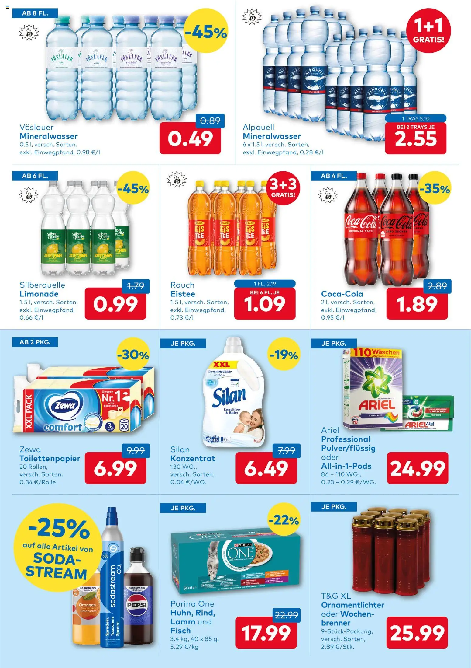 T&G Flugblatt gültig ab 10.09.2026 | Seite: 6 | Produkte: Zucker, Mineralwasser, Orangen, Fisch