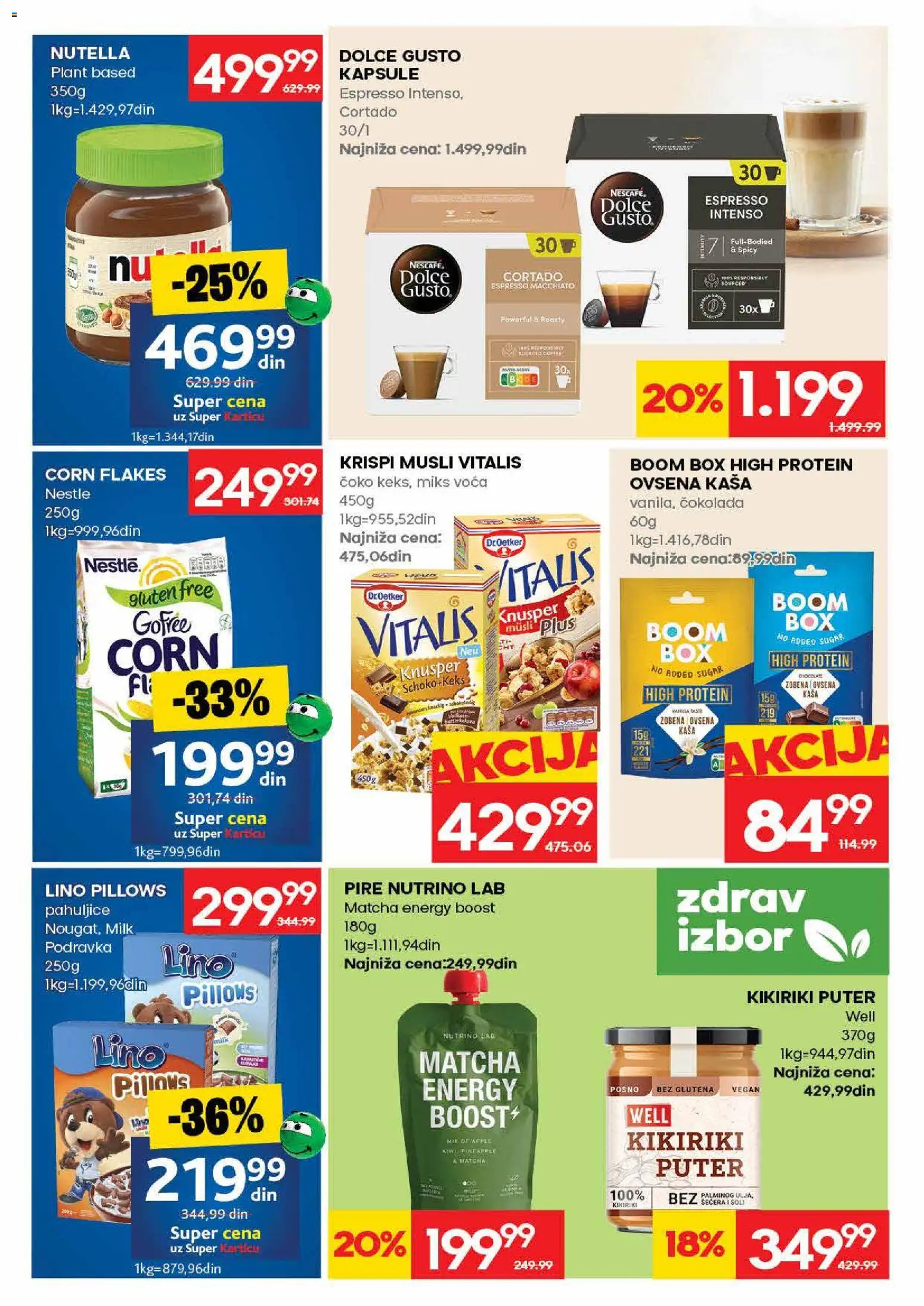 Mercator katalog - važi od 25.06.2026 | Strana: 16 | Proizvode: Dolce Gusto, Musli, Čokolada, Nescafé