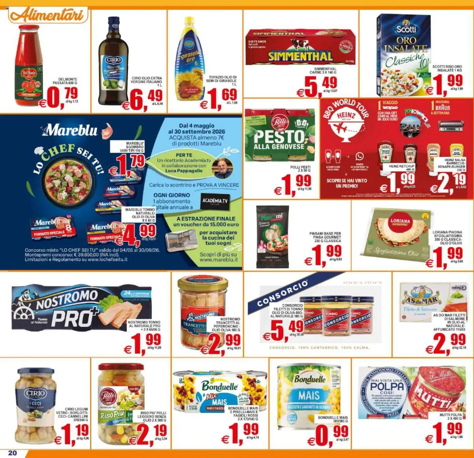 Volantino Pewex del 12/08/2026 | Pagina: 20 | Prodotti: Riso, Filetto di salmone, Mais, Polli
