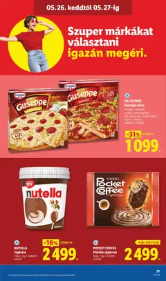 NUTELLA Jégkrém, 230 g - amely érvényes a következő dátumtól: 21.05.2026 | Oldal: 71