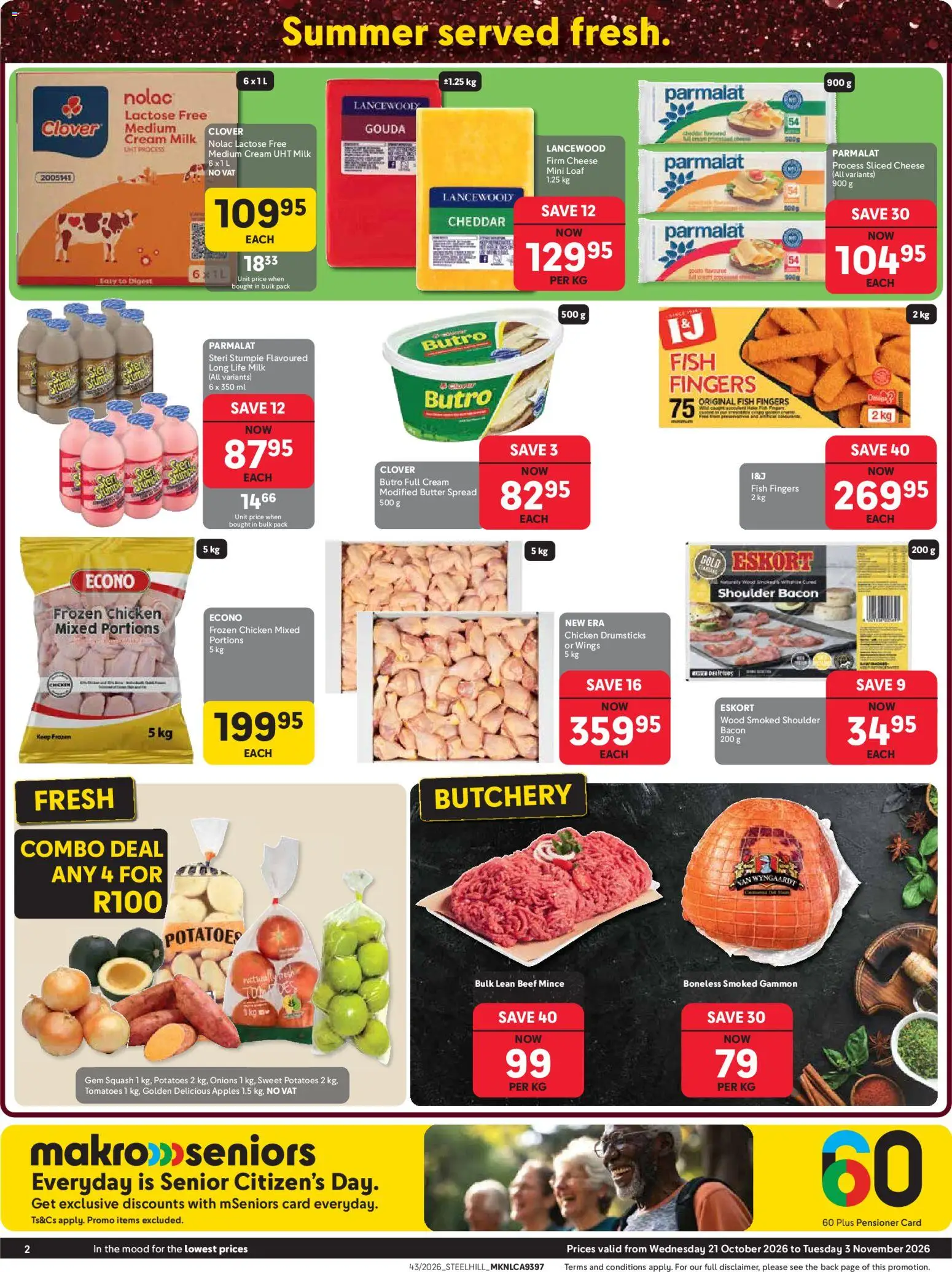 New Makro catalogue – valid from 21/10/2026 | Page: 2 | Products: Spread, Fish, Beef, Bacon