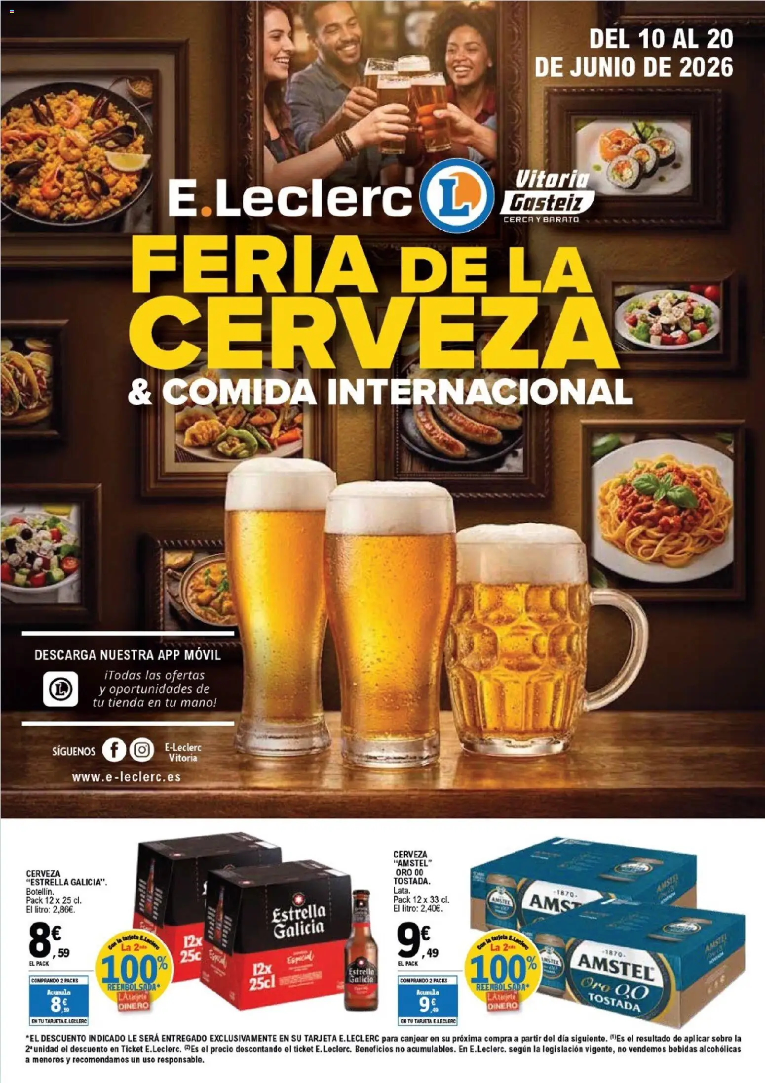 E.Leclerc Vitoria │ válido desde el 10.06.2026 | Página: 1 | Productos: Cerveza
