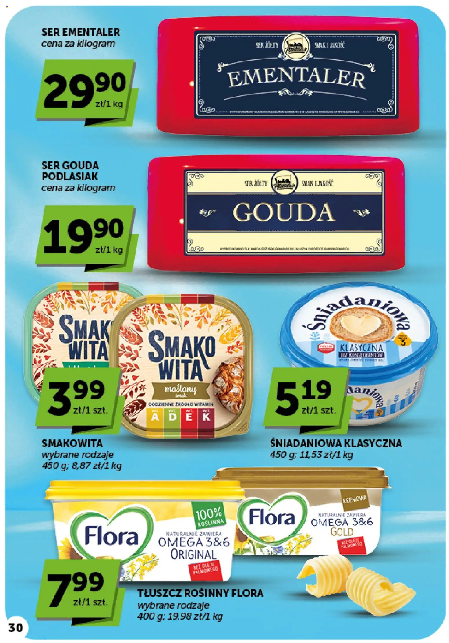 ABC gazetka od 08.10.2026 | Strona: 30 | Produkty: Omega, Ser, Ser gouda