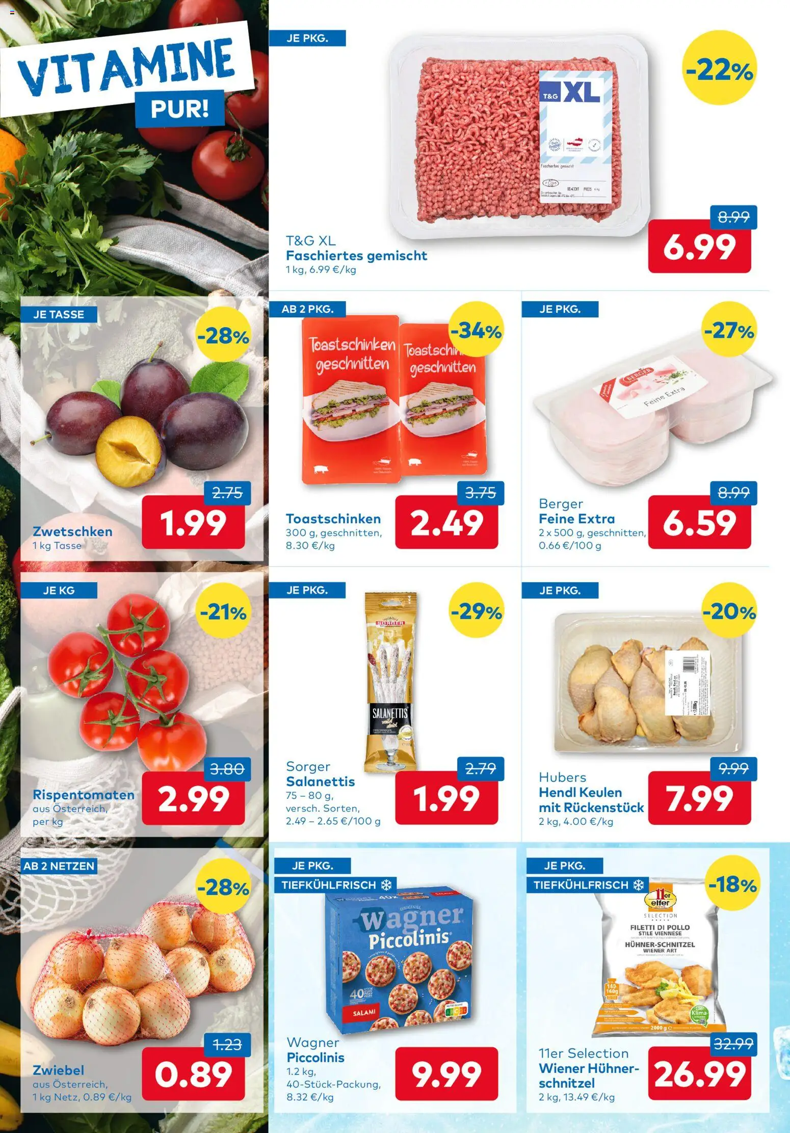 T&G Flugblatt gültig ab 10.09.2026 | Seite: 2 | Produkte: Burger, Gewicht, Salami