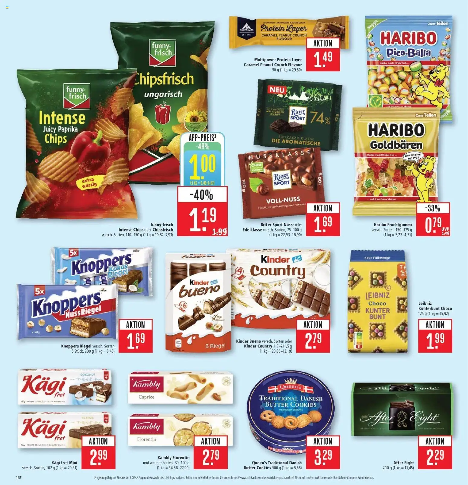 Marktkauf Prospekt Friedrichshafen (ab 24.08.2026) » Angebote online | Seite: 22 | Produkte: Haribo, Butter, Funny frisch, Kinder country