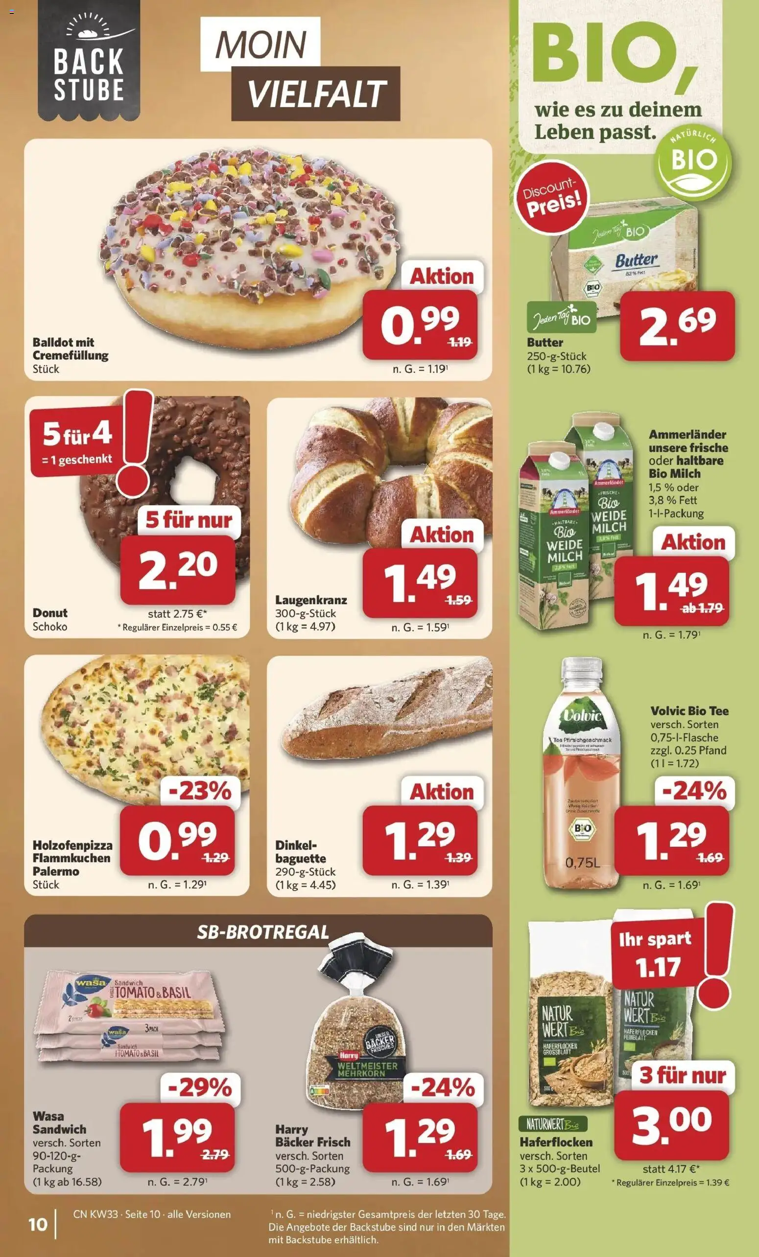 Combi Prospekt Celle (ab 10.08.2026) zum Blättern | Seite: 12 | Produkte: Milch, Butter, Tee, Volvic