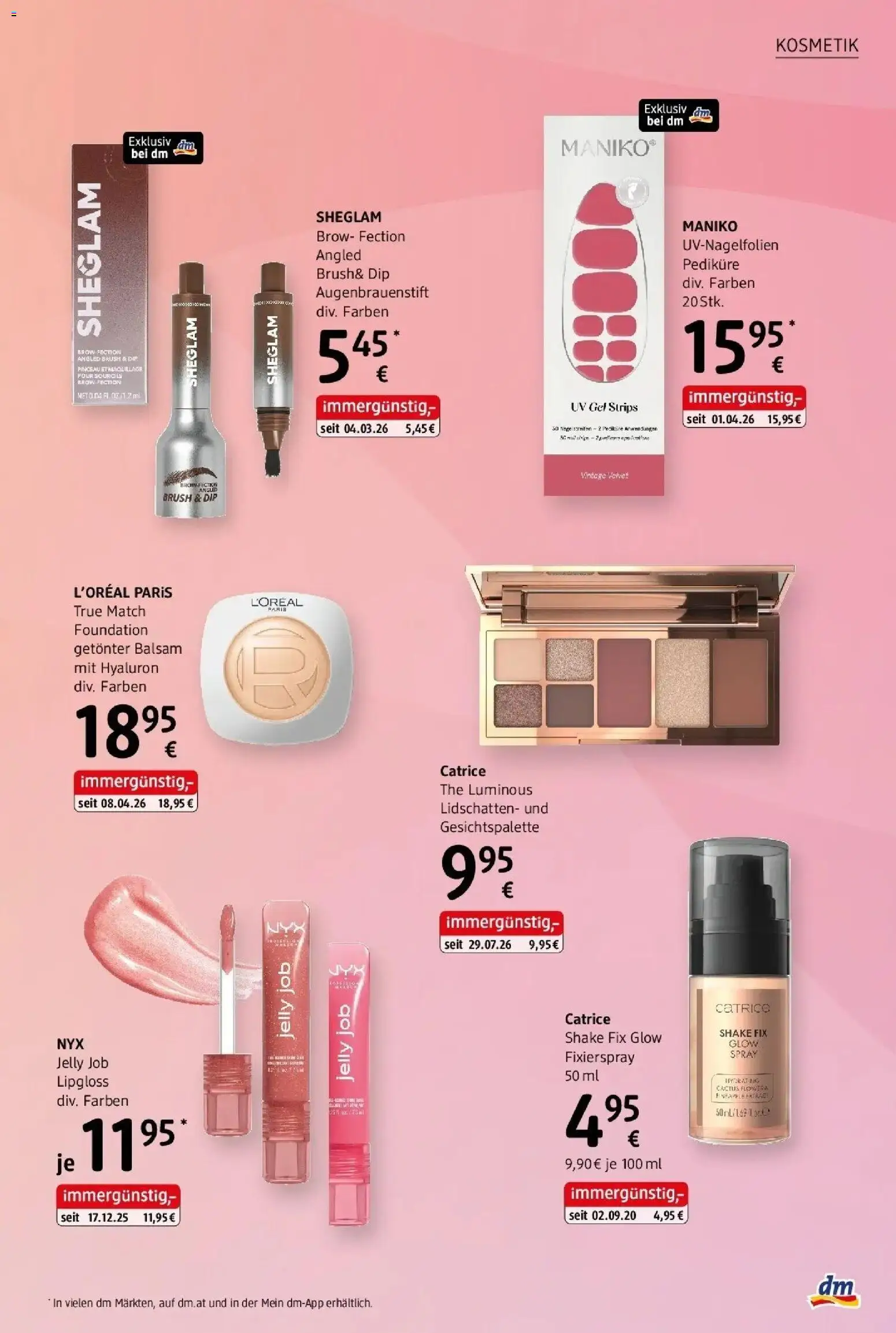 dm drogerie markt Flugblatt  / 2026 von 10.09.2026 - Aktuelle Angebote | Seite: 17 | Produkte: Lidschatten, Lipgloss