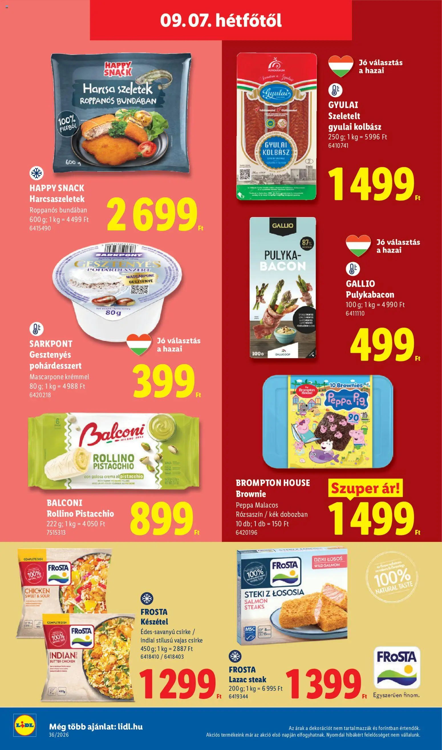 Lidl akciós ujság - amely érvényes a következő dátumtól: 2026.09.03. | Oldal: 64
