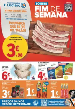Pré-visualização E.Leclerc Catálogo Fim de Semana válido de 21/08/2026