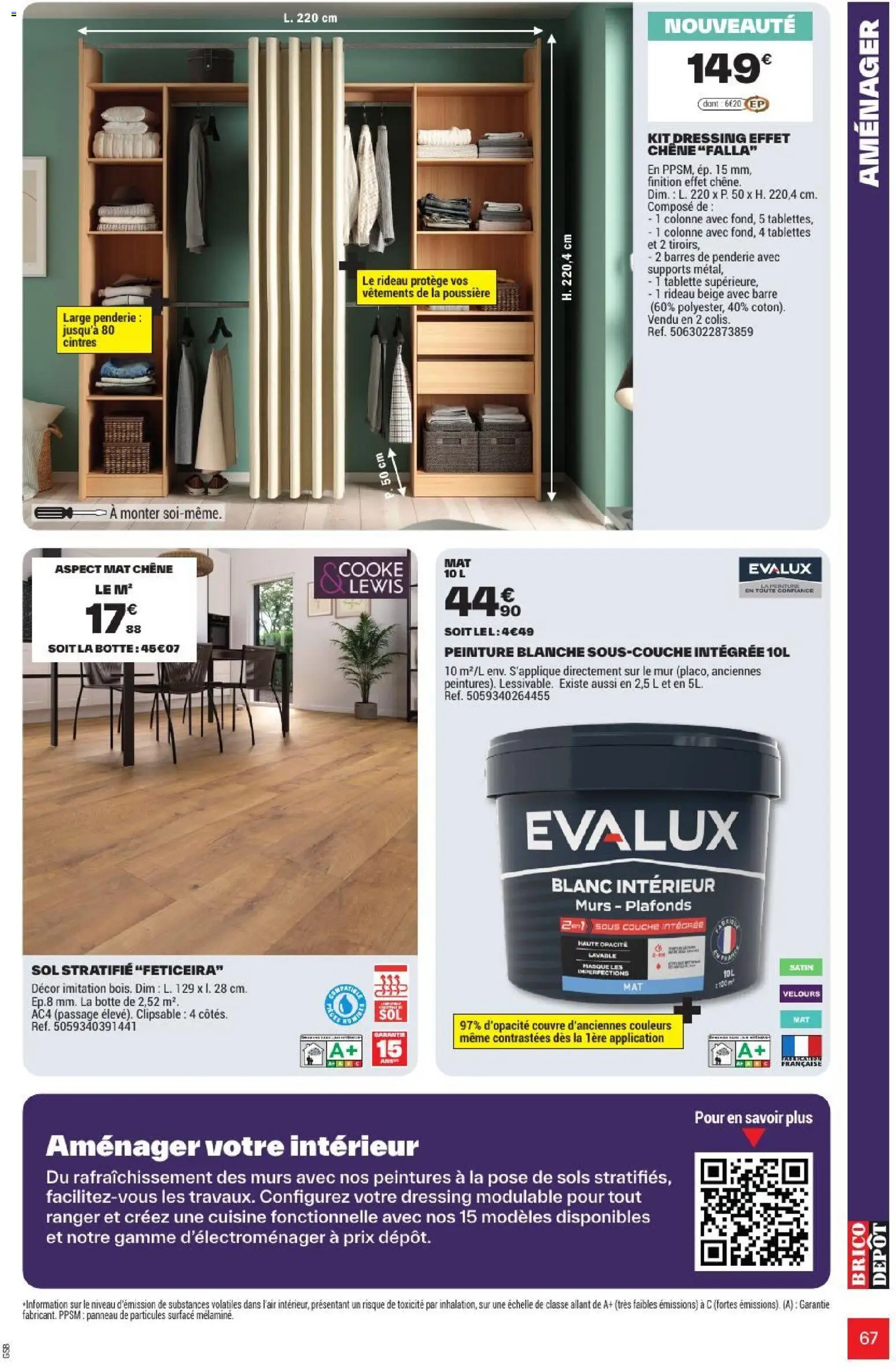 {H1} | Page: 67 | Produits: Colonne, Peinture, Kit dressing, Masque