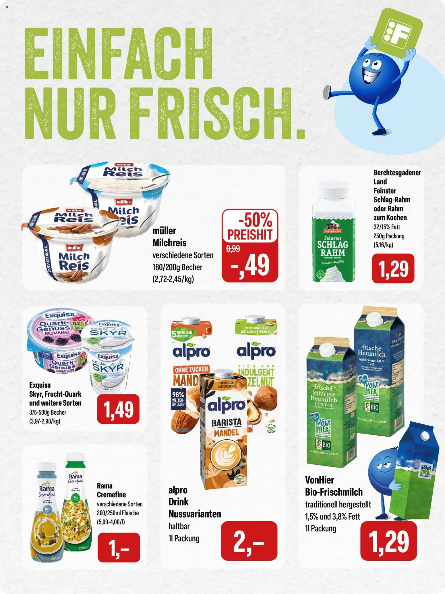 Feneberg Angebote – gültig ab 21.05.2026 | Seite: 8 | Produkte: Rama, Milch, Skyr, Reis