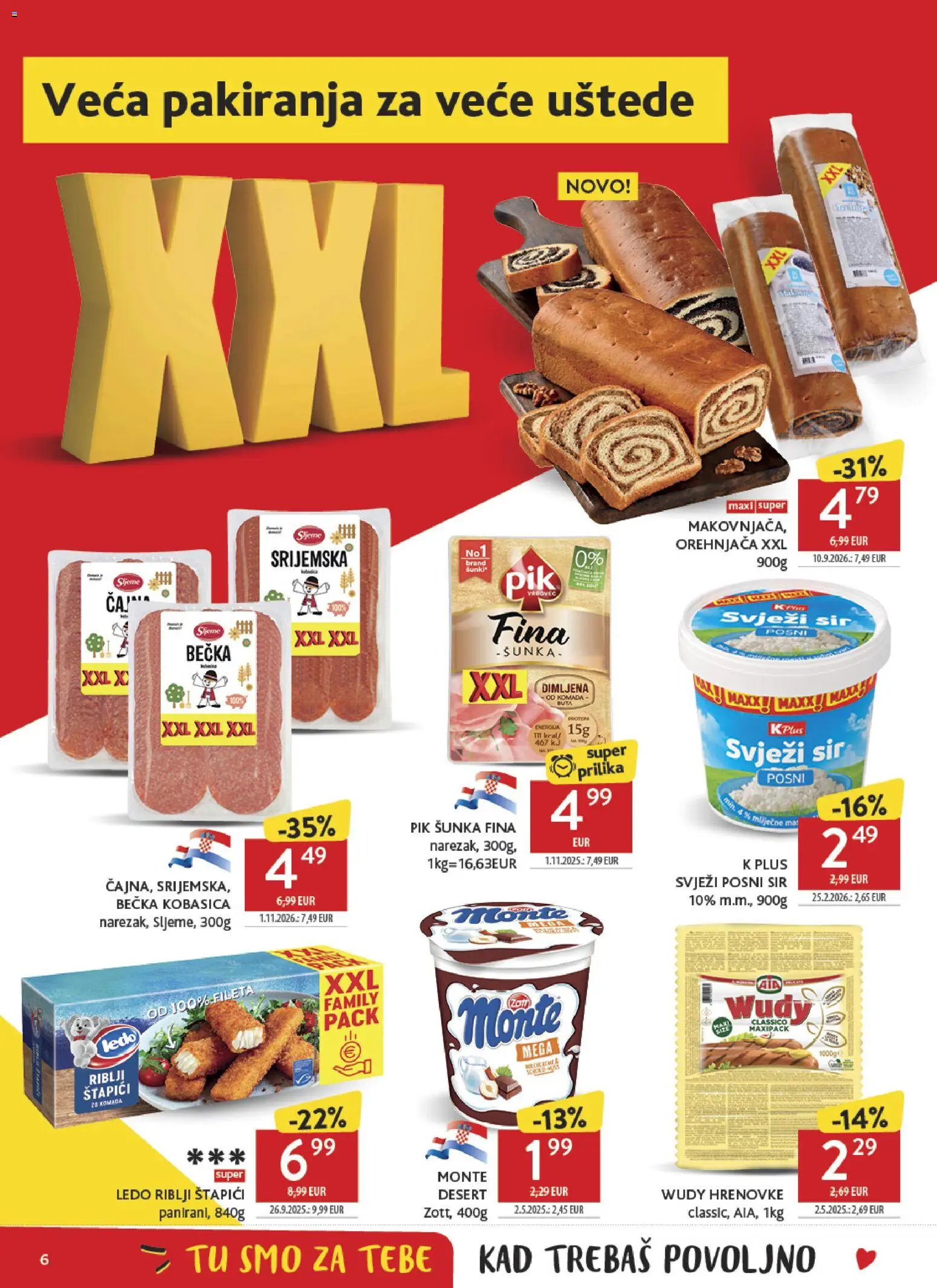 Konzum HR akciós ujság - amely érvényes a következő dátumtól: 2026.09.30. | Oldal: 6