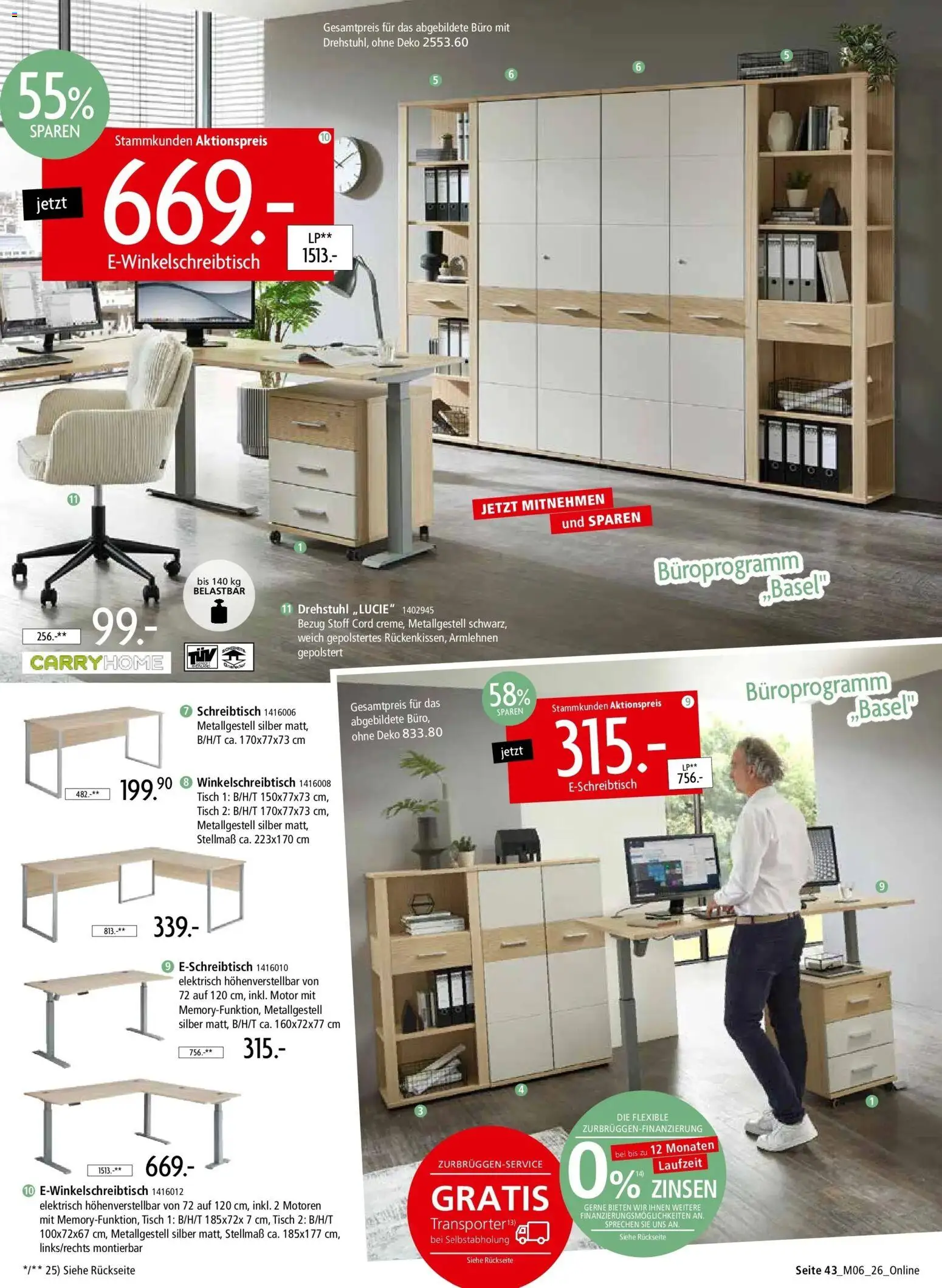 Zurbrüggen - Zurbrüggen: Unschlagbar günstig – gültig ab 01.05.2026 | Seite: 43 | Produkte: Tisch