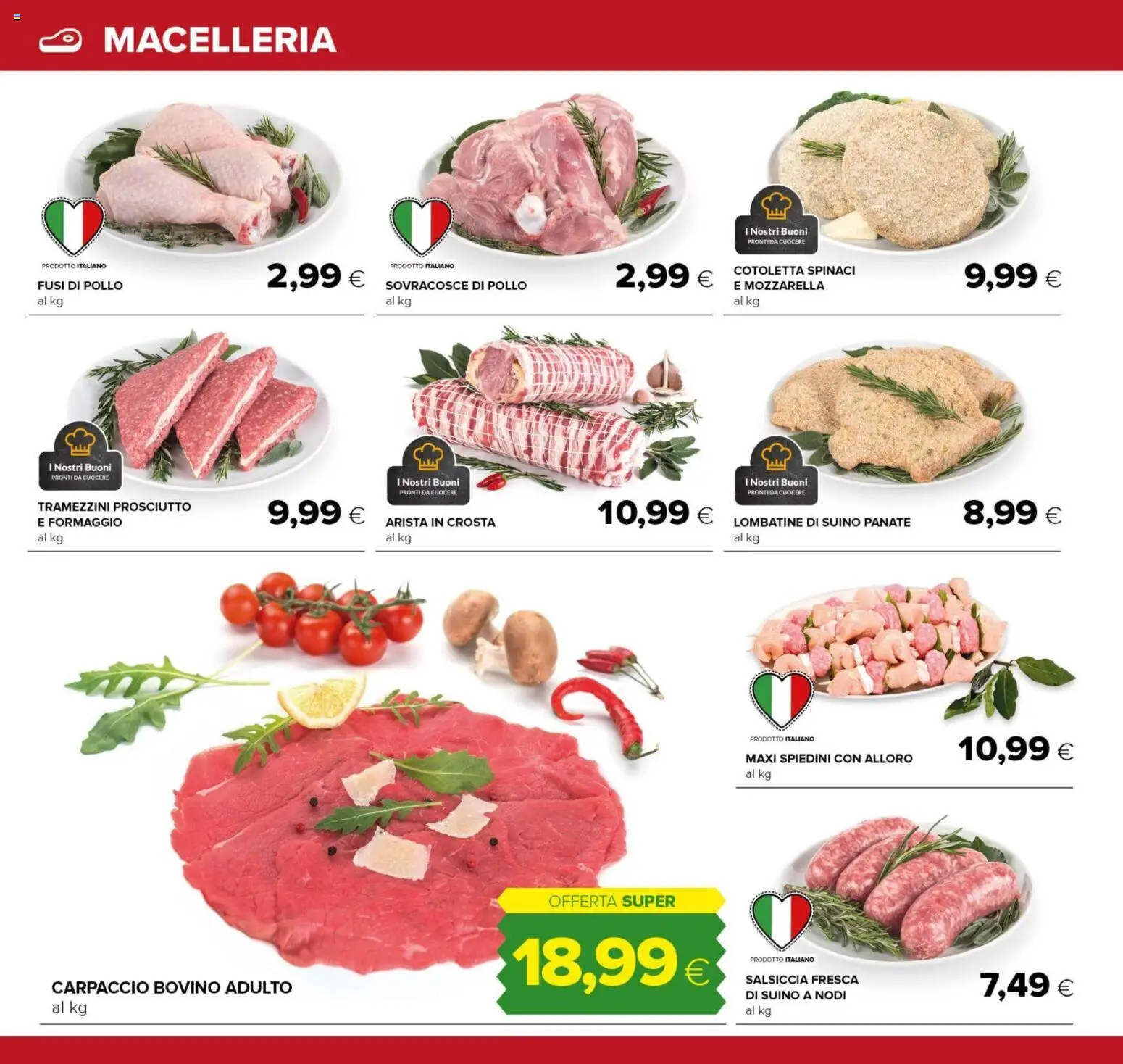 Volantino Tigre del 18.06.2026 | Pagina: 4 | Prodotti: Pollo, Suino, Mozzarella, Formaggio