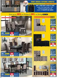 Russells specials catalogue – valid from 16.04.2026 | Page: 6 | Products: Oven, Hob, Kitchen unit, Dining room suite