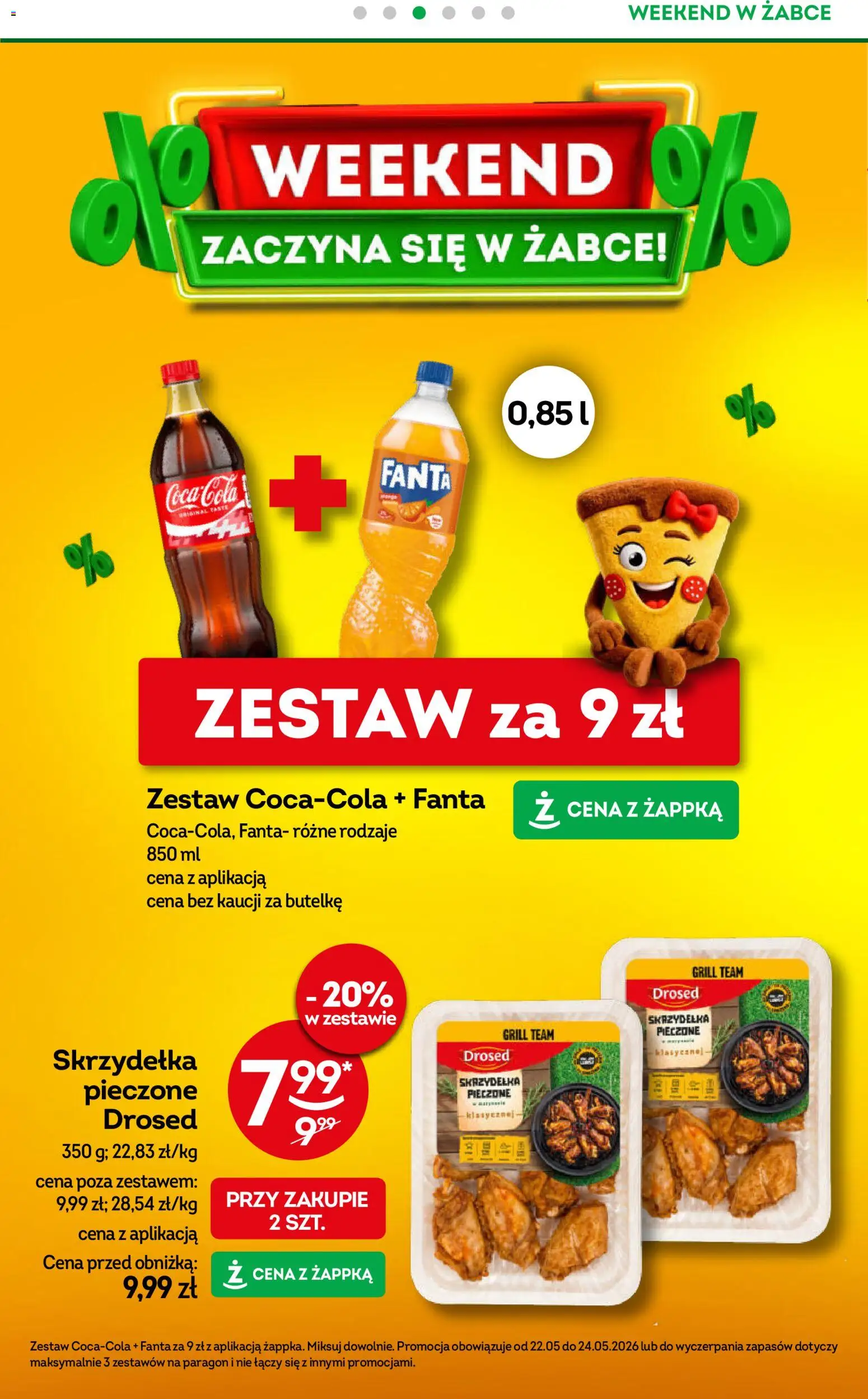 Żabka gazetka - Weekendowe promocje od 22.05.2026 | Strona: 4 | Produkty: Grill