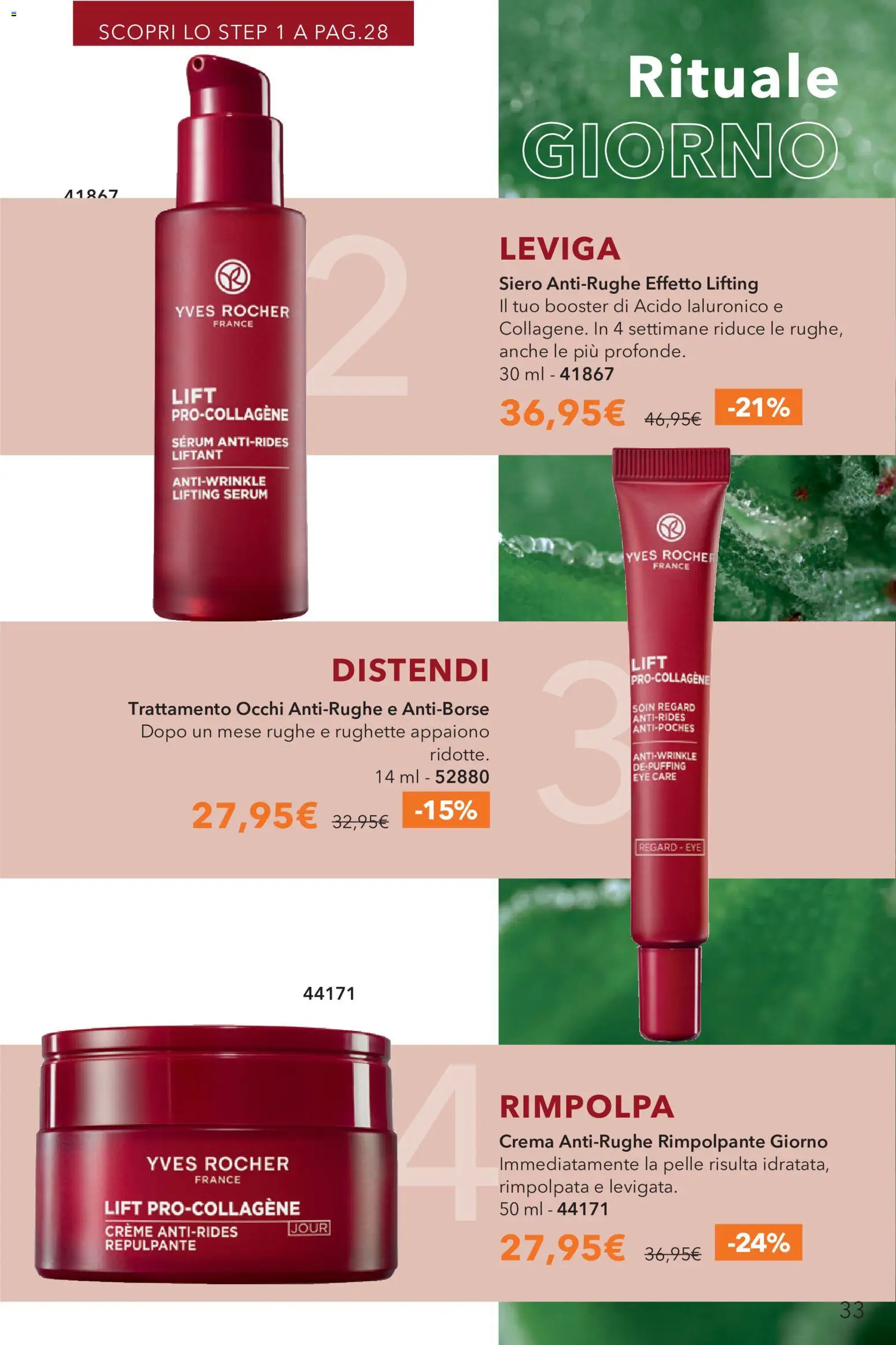 Volantino Yves Rocher del 31/07/2026 | Pagina: 33