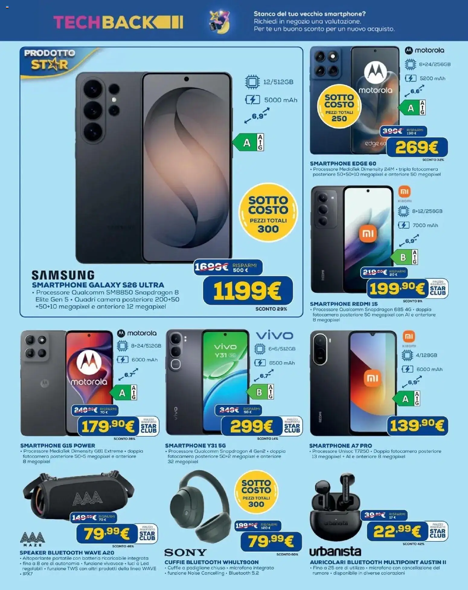 Nuovo Euronics volantino Venaria Reale dal 09/09/2026 > offerte anteprima 🛍️ | Pagina: 9 | Prodotti: Auricolari, Cuffie, Microfono, Samsung
