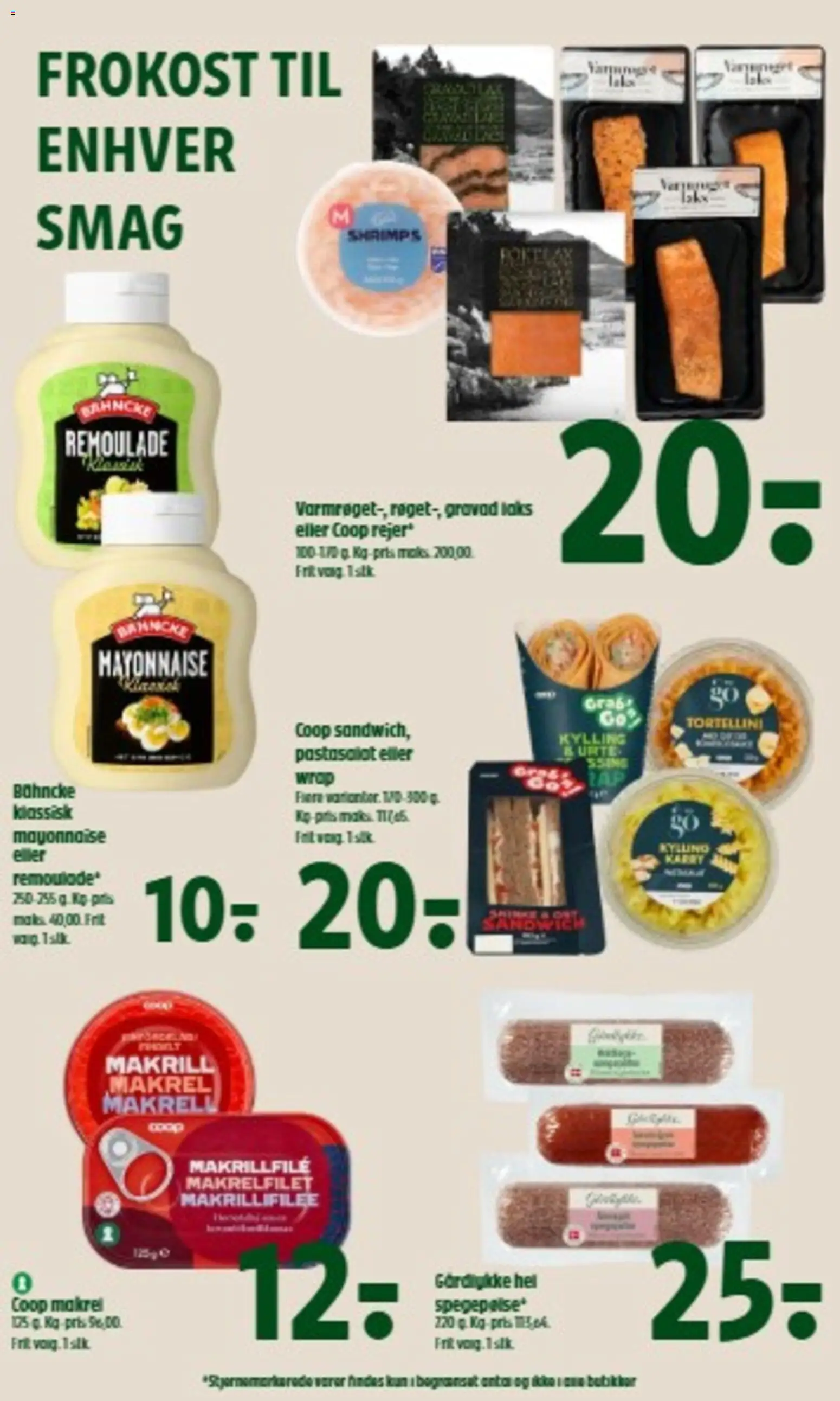 Coop 365 tilbudsavis – gyldig fra 24/09/2026 | Side: 9 | Produkter: Karry, Makrel, Remoulade, Laks