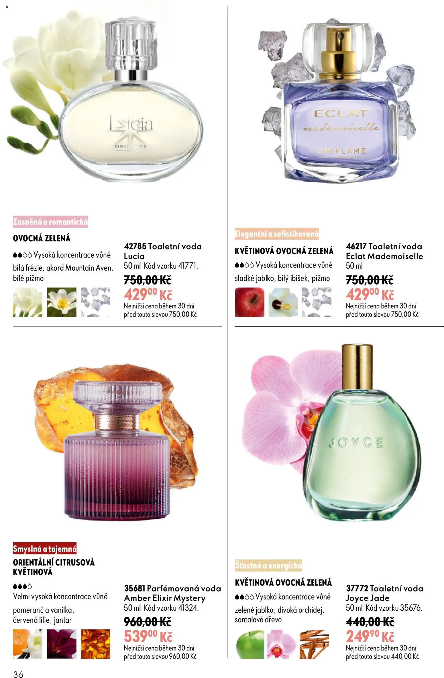 Oriflame katalog č. 13/2026 od 09.09.2026 | Strana: 36 | Produkty: Voda, Toaletní voda