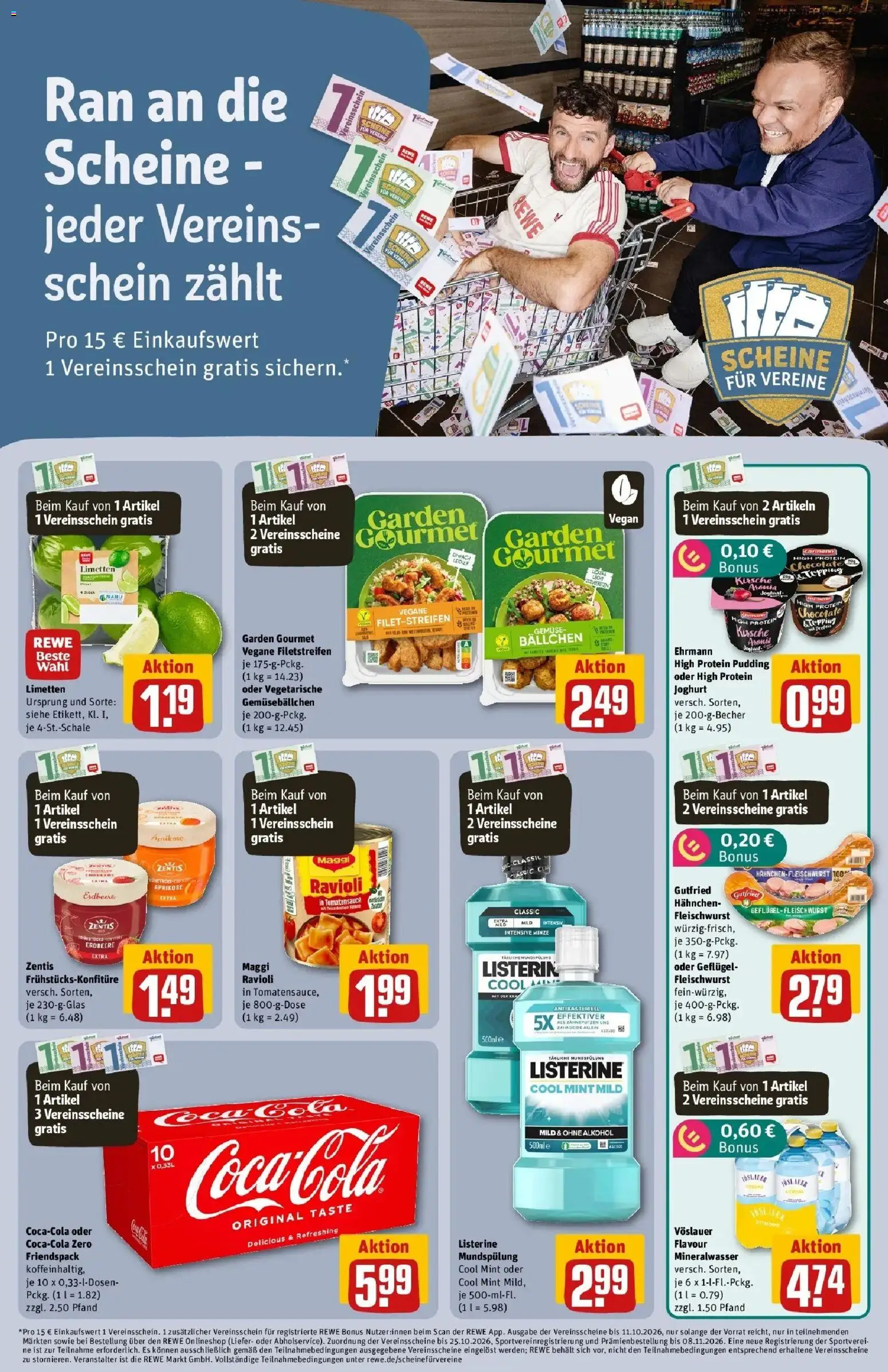 REWE Prospekt ab 21.09.2026 zum Blättern » Angebote | Seite: 11 | Produkte: Maggi, Cola, Pudding, Zitrone