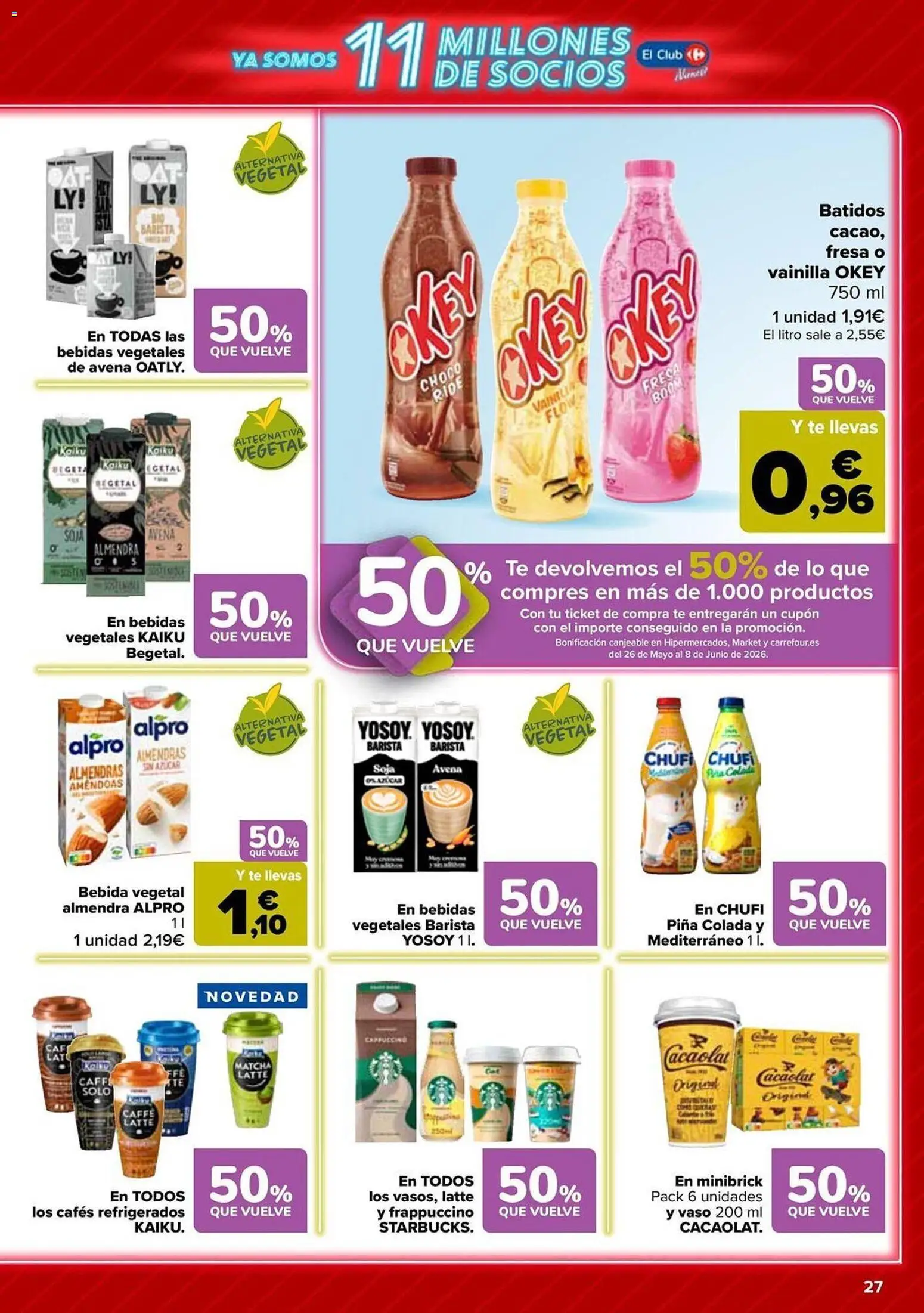 Carrefour folleto │ válido desde el 12.05.2026 | Página: 27 | Productos: Piña, Té