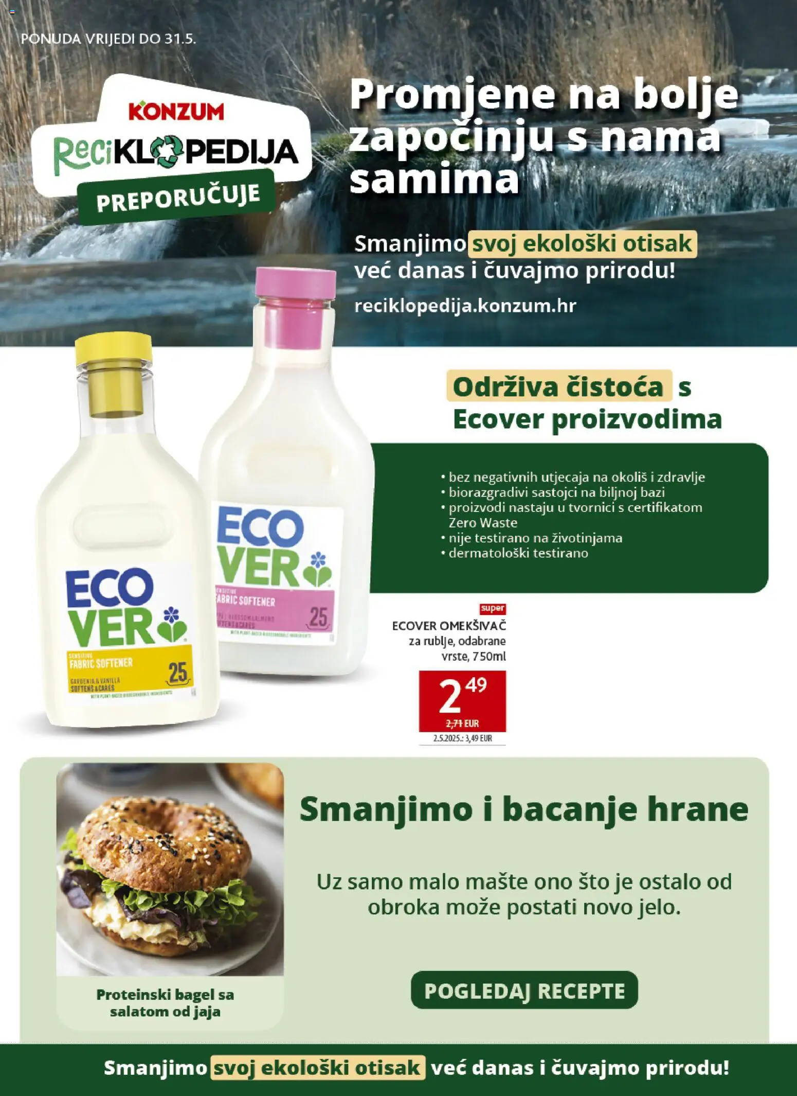 Konzum HR akciós ujság - amely érvényes a következő dátumtól: 06.05.2026 | Oldal: 42 | Termékek: Bagel