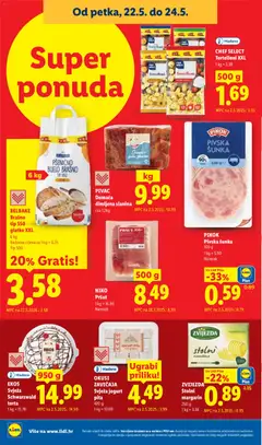 PIKOK Pivska šunka, Pivska šunka, 100 g, Narezak - Pregled kataloga iz trgovine Lidl, vrijedi od 18.05.2026 | Stranica: 62