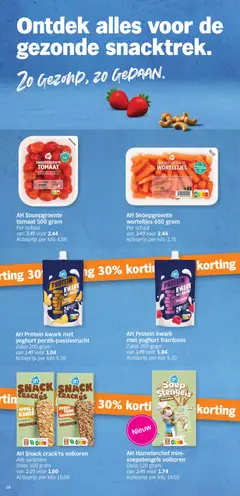 Albert Heijn Folder week / de la semaine 35 - Voorbeeld van een folder van Albert Heijn, geldig van 24/08/2026 | Pagina: 28 | Producten: Appel, Tomaat, Yoghurt, Schaal