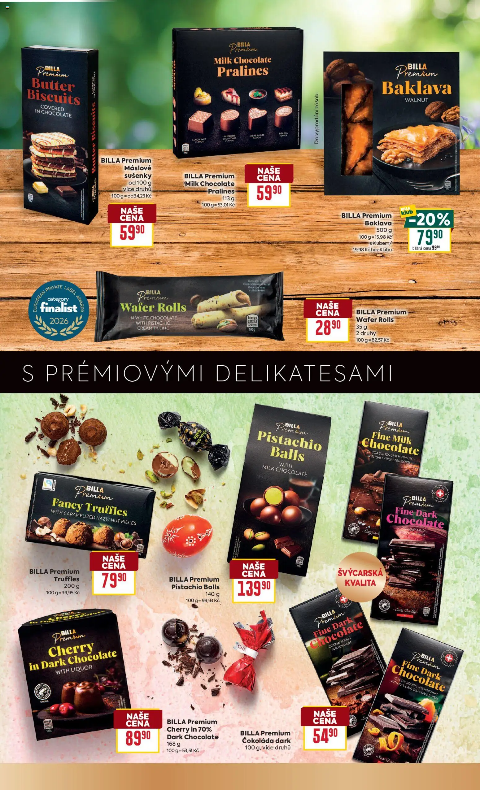 Billa Velký leták od 04.03.2026 | Strana: 17 | Produkty: Máslové sušenky, Čokoláda, Truffles, Milk chocolate
