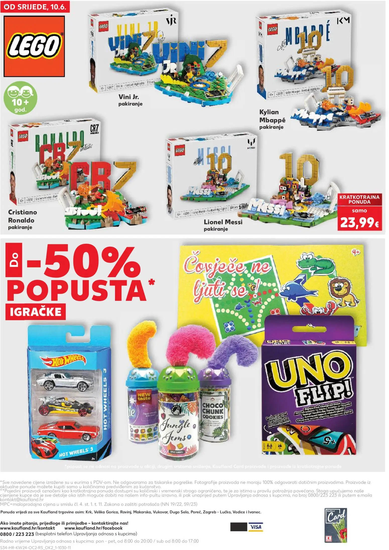 Kaufland katalog | vrijedi od 10.06.2026 | Stranica: 34 | Proizvodi: Keksi, Telefon, Igra, Lego