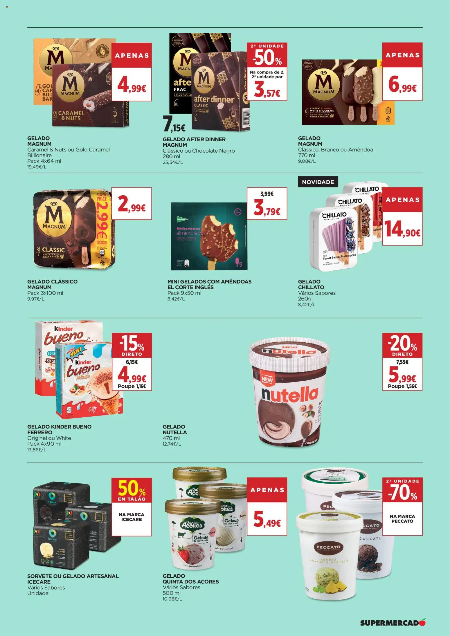 El Corte Ingles folheto │ válido de 10/07/2026 | Página: 5 | Produtos: Amêndoas, Gelado, Chocolate, Mascarpone