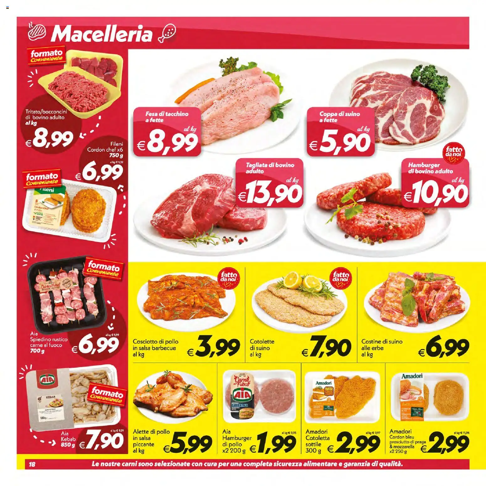 Volantino SuperConveniente del 14/07/2026 | Pagina: 18 | Prodotti: Pollo, Salsa, Mozzarella, Prosciutto