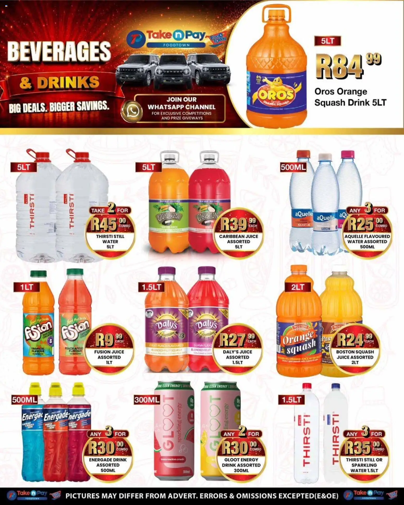 New Take n Pay catalogue – valid from 29/06/2026 | Page: 6 | Products: Squash, Oranges, Fruit, Peach