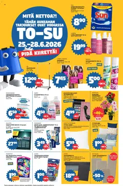 Tokmanni-mainoslehti voimassa 22/06/2026 alkaen | Sivu: 12 | Tuotteet: Kangas, Kännykkä, Kuivashampoo, Tyynyliina