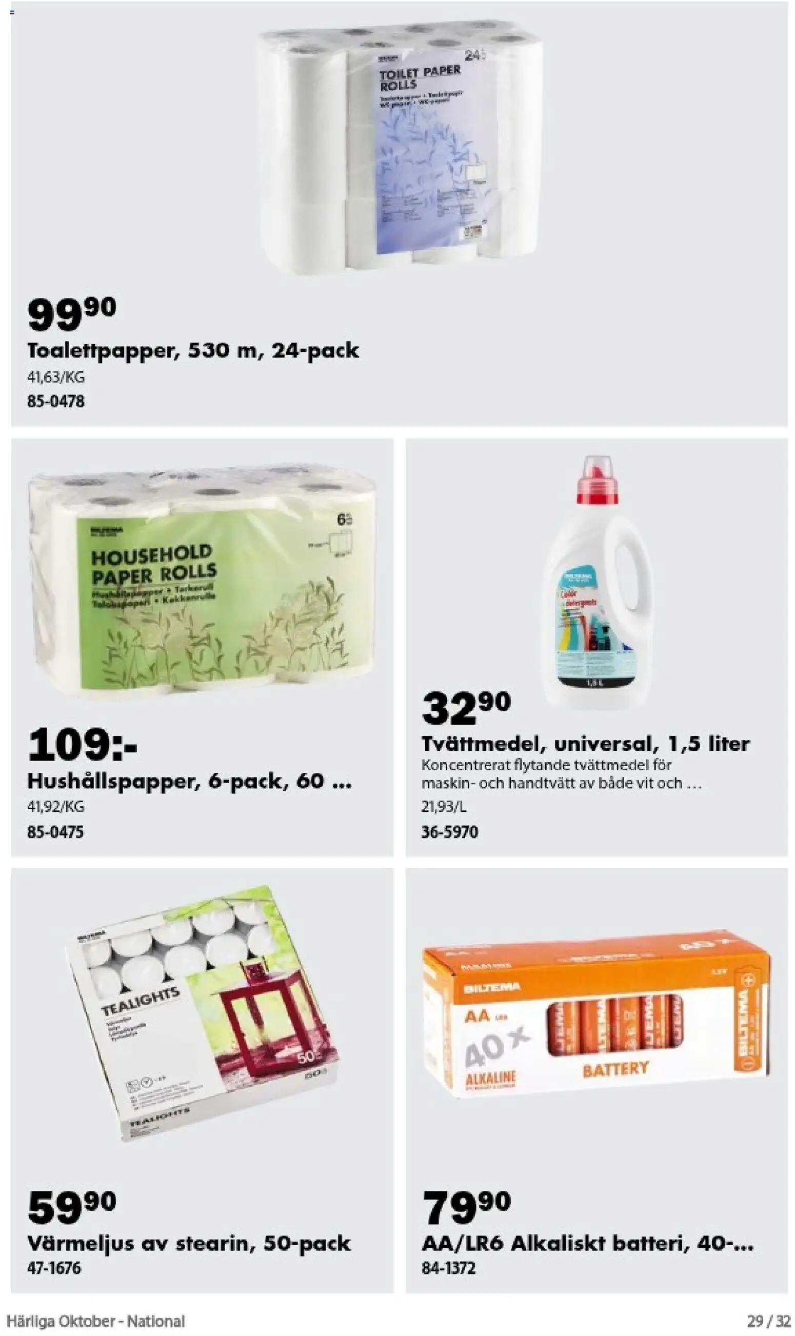 Biltema reklamblad aktuell från 25/09/2026 | Sida: 29