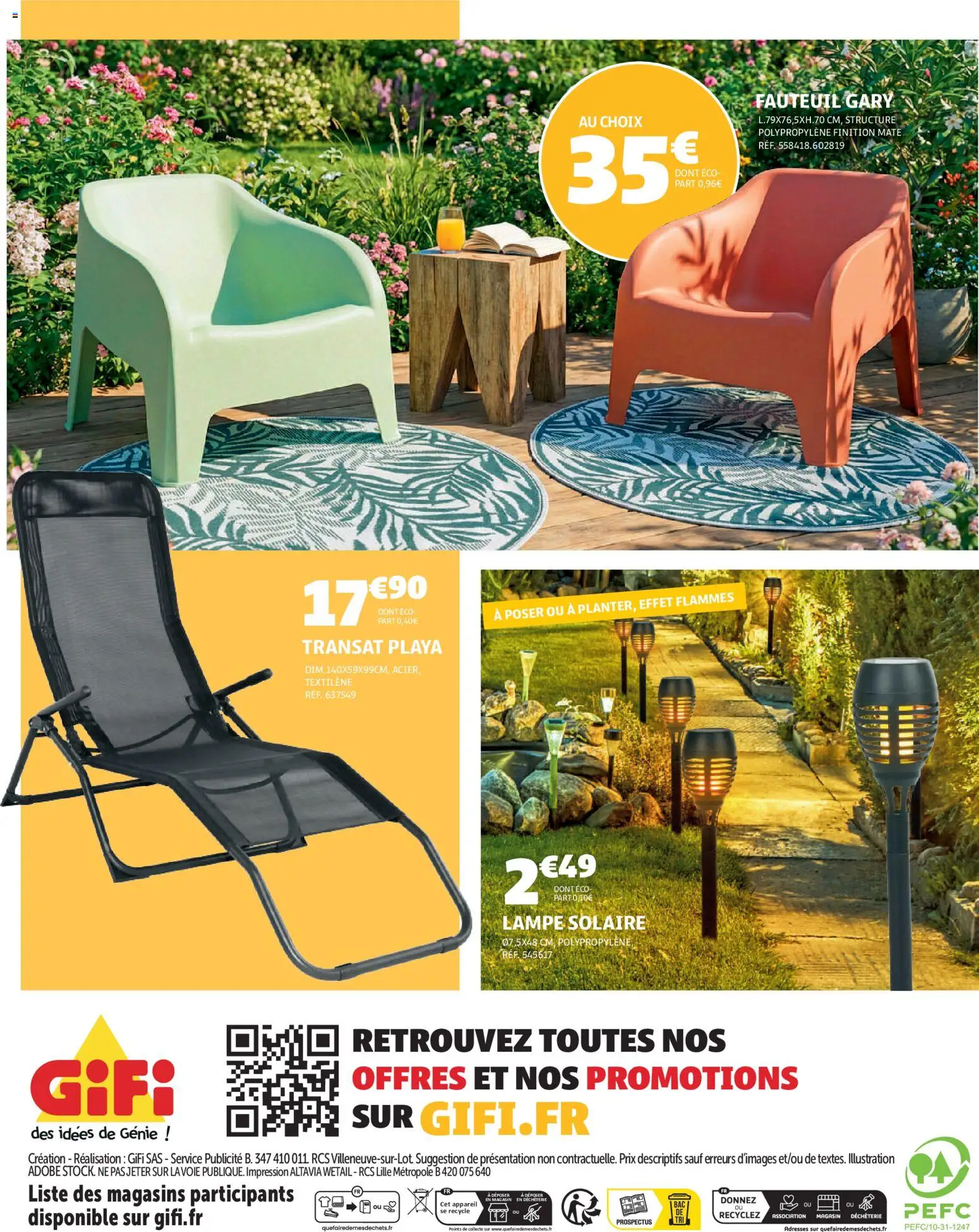 {H1} | Page: 24 | Produits: Transat, Fauteuil, Lampe, Lampe solaire